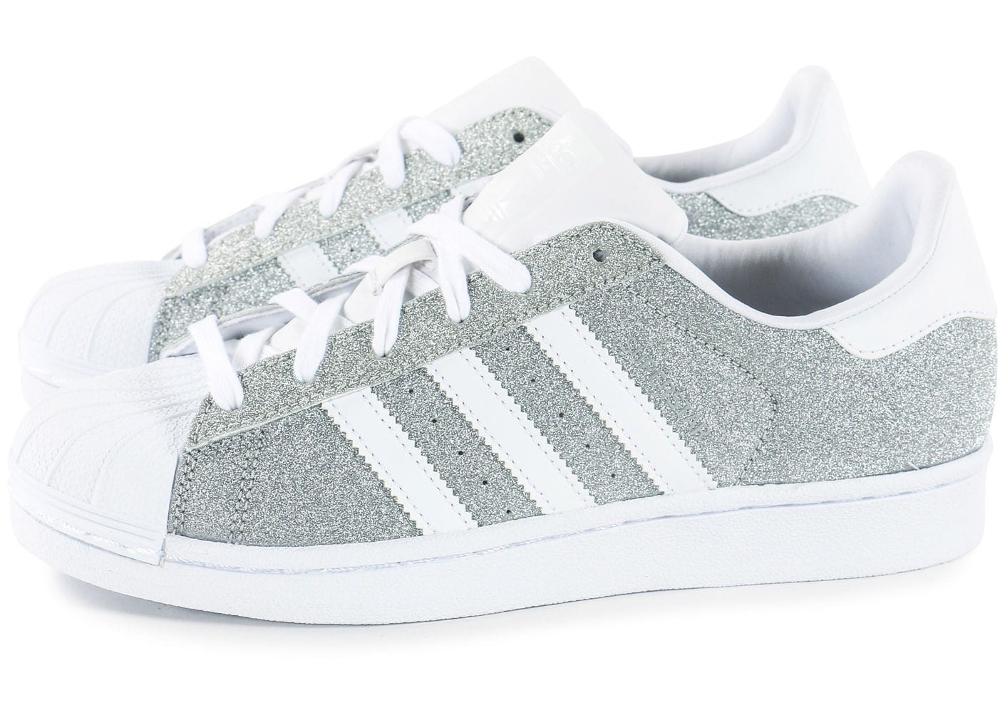 adidas superstar femme argenté pailleté